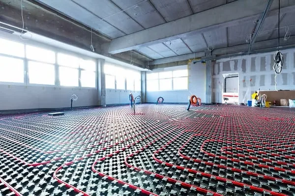 Installation d'un chauffage au sol