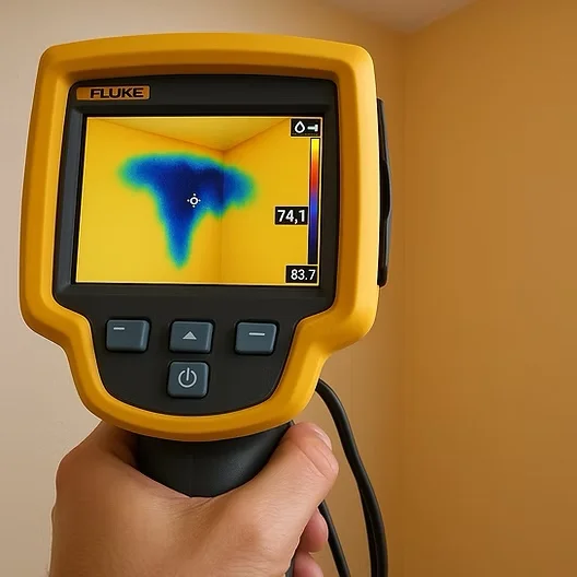 Caméra thermique de détection de fuite