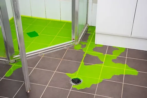 Détection de fuite par colorant